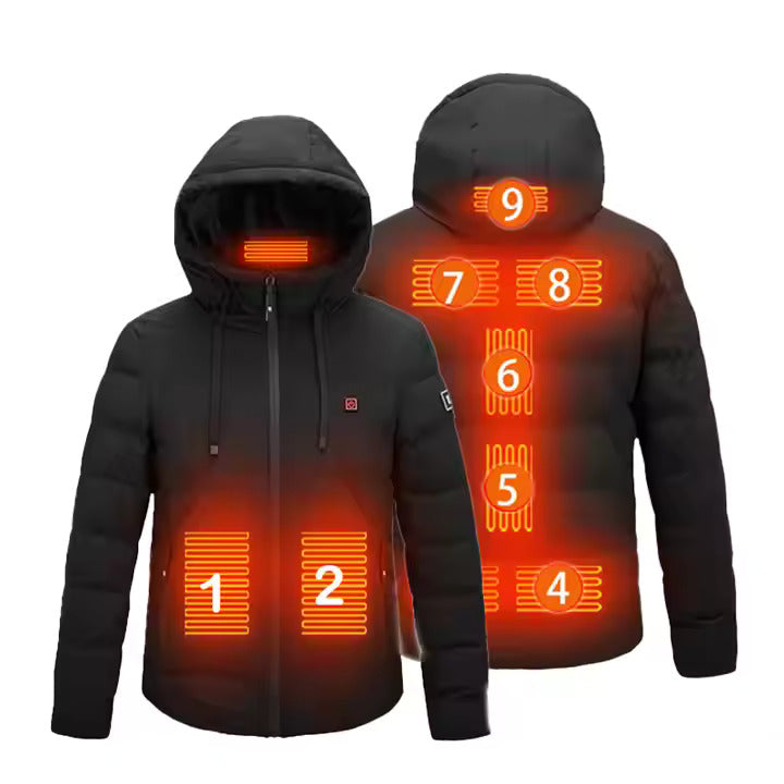 "Rechargeable Heated Jacket – Ultimate Comfort for Every Adventure"