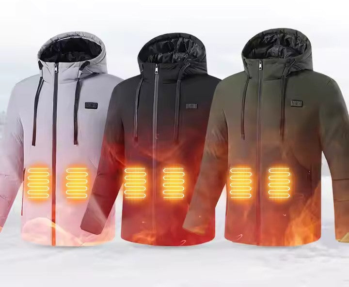 "Rechargeable Heated Jacket – Ultimate Comfort for Every Adventure"